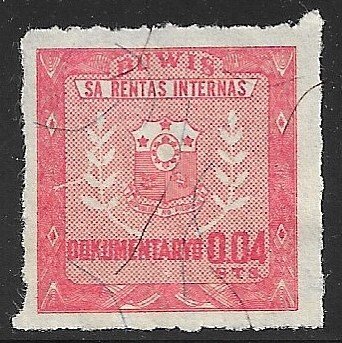 PHILIPPINES 1975 4c ARMS Documentary Revenue Bft 101 MNG