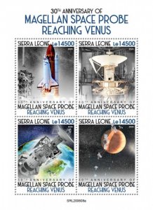 SIERRA LEONE - 2020 - Magellan Space Probe - Perf 4v Sheet - Mint Never Hinged