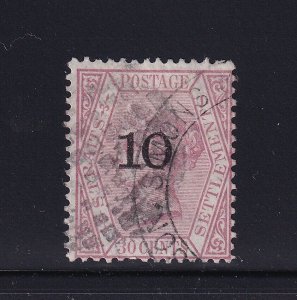 Straits Settlements  Scott # 24 F-VF Used color scv $ 63 ! see pic !