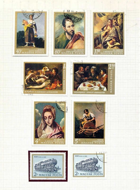 HUNGARY 1967/68 Wildlife Art Sport M&U +Sheets Collection (Apprx 80 Items(ELF743