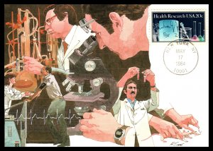 US 2087 Health Research Fleetwood U/A FDC Maxi Card