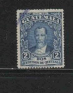 GUATEMALA #235 1929 2c BARRIUS F-VF USED g