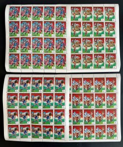 Italy Football Worldcup 90 Central Africa Stamp Full Set in Sheet #1398/100 for-