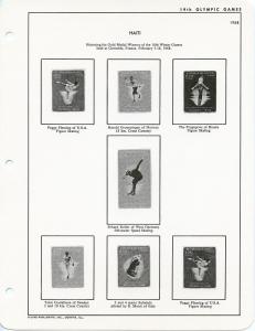 19th Olympic Games. Mexico-Grenoble 1968 Olympic Games Album Pages. OLY105