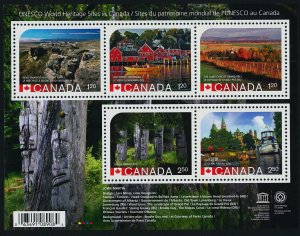Canada 2739 MNH - UNESCO World Heritage Sites, Rideau Canal