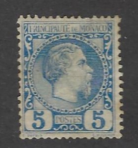 Monaco SC#3 Unused sh toning F-VF SCV$70.00...in Demand!