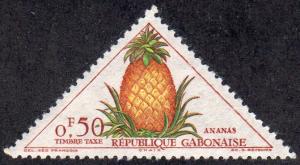 Gabon J34- Mint-H - 50c Pineapple (1962) (cv $0.30)