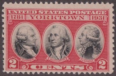 703 Yorktown F-VF MNH Single  