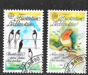 Liechtenstein #829-830   EUROPA 1986 (MNH)  CV $1.40