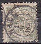 Wurttemberg 67 1875 Numeral Used