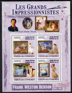 Comoro Islands 2009 The Impressionists - Frank Weston Ben...