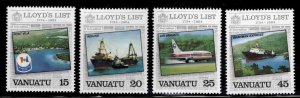 VANUATU Scott 368-371 MNH** Lloyd's List set