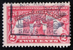 U.S. Used Stamp Scott #627 2c Liberty Bell. SOTN Bi-Plane Cancel. Choice!