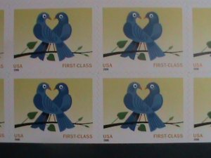 ​UNITED STATES-2006-SC#3976 -LOVE-DOUBLE BLUE BIRDS- MNH BOOKLET OF 20 - VF