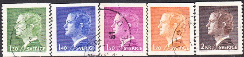 Sweden #1068-1082   Used Set