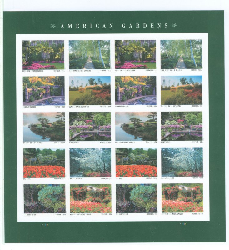 United States #5470a Mint (NH) Souvenir Sheet (Flowers)