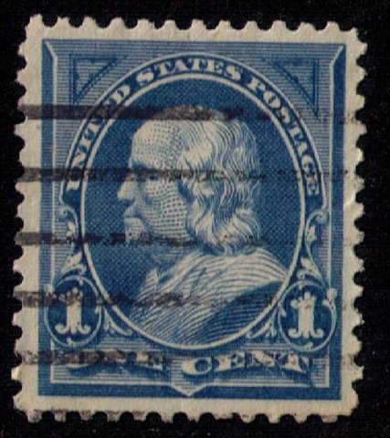 US Sc 247 Dark Blue USED VF