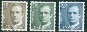 Spain Scott 2268-70 MNH** King Juan Carlos I 1981 issues