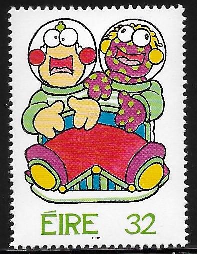 Ireland - 992-995 TV Cartoon Characters - singles set - MNH