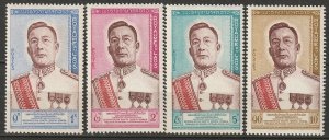 Laos 1962 Sc 70-3 set MLH*