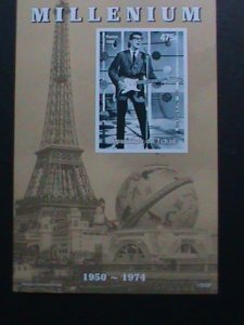 ​CHAD-1999-MILLENIUM-BUDDY HOLLY-IMPERF: MNH S/S VF- WE SHIP TO WORLD WIDE