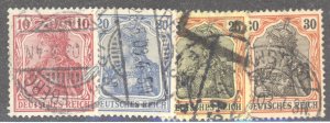 Germany, Scott #68-71, Used