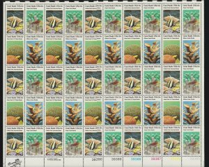 US 1827-30 15c Coral Sea Mint Stamp Sheet Mint OG NH