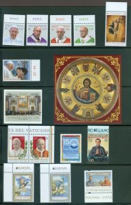 Vatican City 2019 Compete MNH Year Set