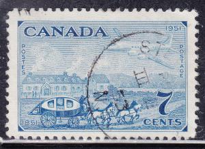 Canada 313 Postage Stamp Centenary 1951