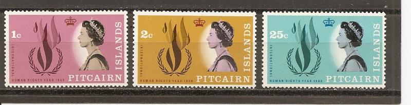 Pitcairn 88-90 MNH