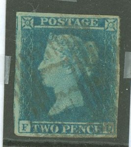 Great Britain #4a var Used Single
