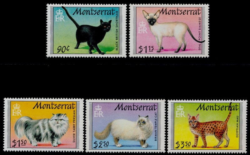 Montserrat 784-8 MNH Cats