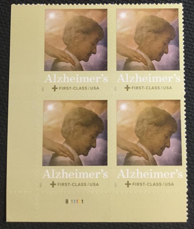 US #B6 MNH Plate Block of 4 Alzeimer’s (.60)