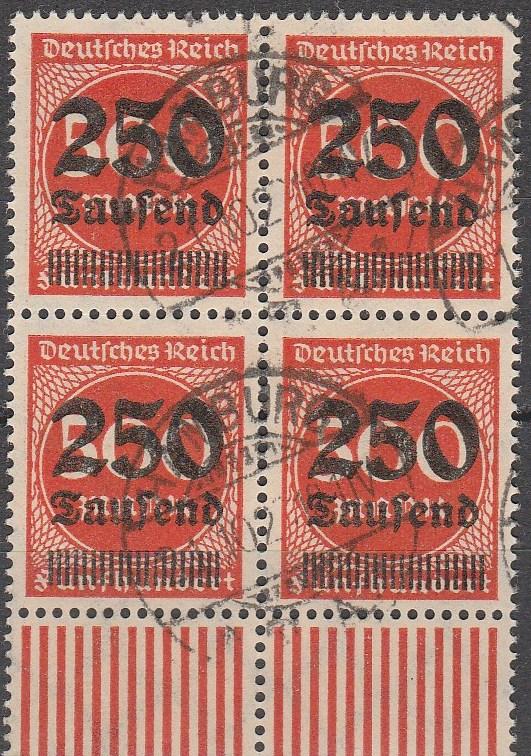 Germany #260 F-VF Block Of 4  CV $76.00