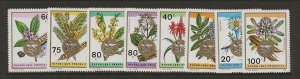 RWANDA Sc 298-305 NH issue of 1969 - FLOWERS. Sc$11