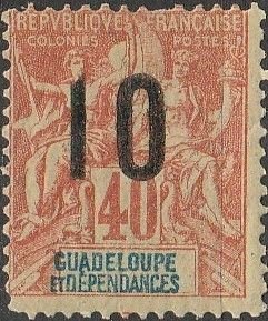 Guadeloupe , #85 Mint Hinged, From 1912