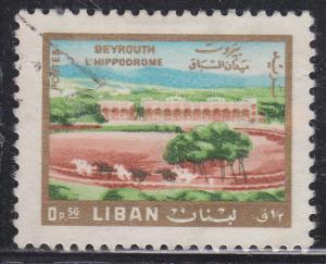 Lebanon 443 Hippodrome Racetrack, Beirut 1966