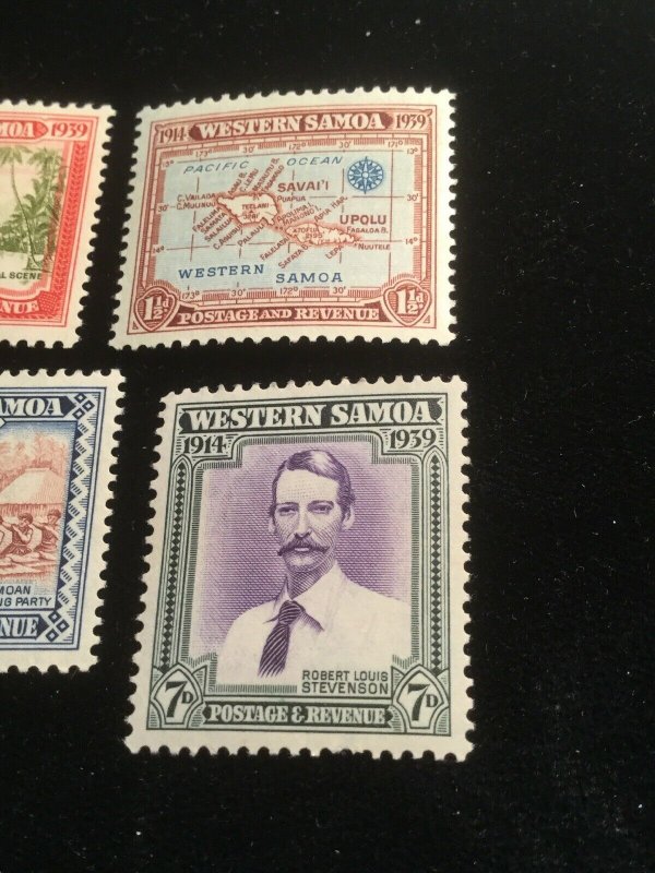 Western Samoa Scott # 181-184 Mint Hinged- See My Listings For Hard Stamps!