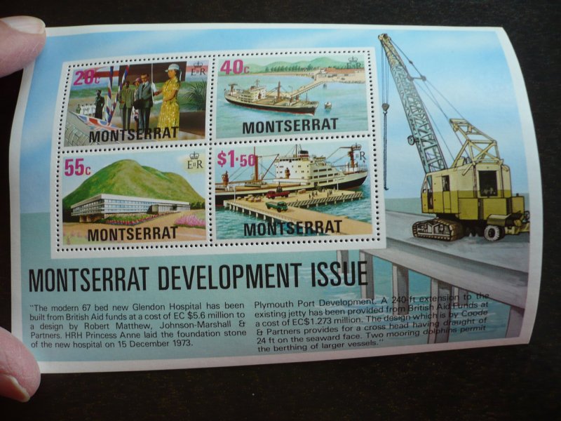 Stamps - Montserrat - Scott# 373a - Mint Never Hinged Souvenir Sheet