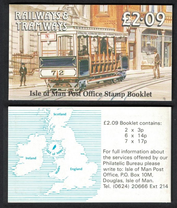 Isle of Man Douglas Cable Tramway Booklet SG#SB22