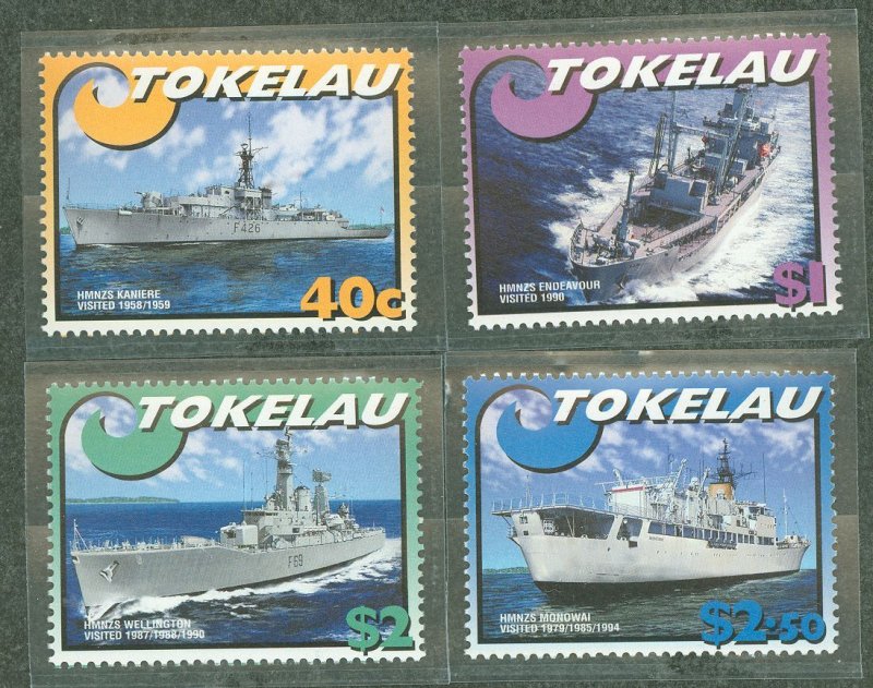 Tokelau  #315-18  Multiple (Navy)