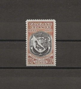 FALKLAND ISLANDS 1933 SG 137 MLH CAT £900