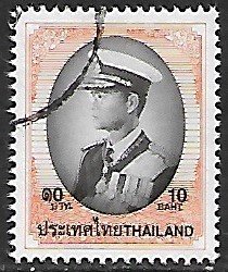 Thailand # 1728 - King Bhumibol - 10B - used....(KlGr12)