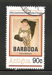 Barbuda stamp used scott # 490