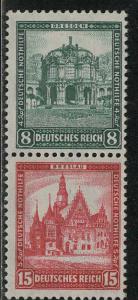 Germany Scott # B38, B39, mint nh, se-tenant, Mi# S88