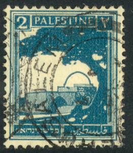 PALESTINE 1927-42 2m Prussian Blue RACHEL'S TOMB Pictorial Sc 63 VFU