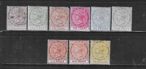 TOBAGO SCOTT #14-18/20/22-23 1882-96 PARTIAL SET- WMK CA- MINT (#14 USED)