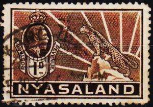 Nyasaland. 1934 1d S.G.115 Fine Used