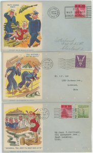 USA - 25 different Navy Cachet Covers - Some nice stuff in here - see scans