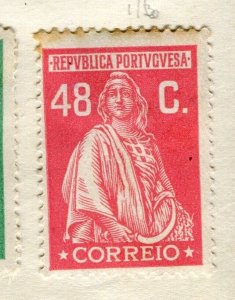 PORTUGAL; 1926 early Ceres issue Mint hinged 48c. value